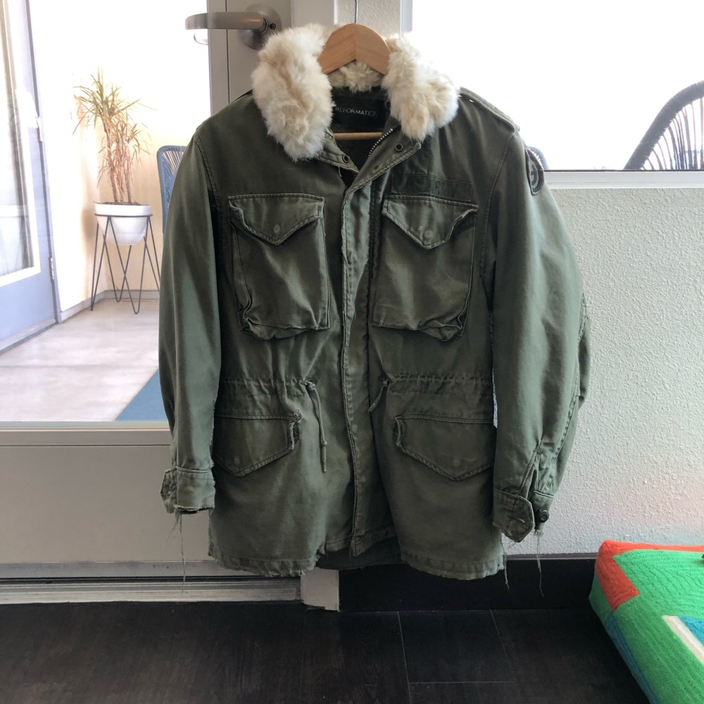 Reformation Vintage Army Coat